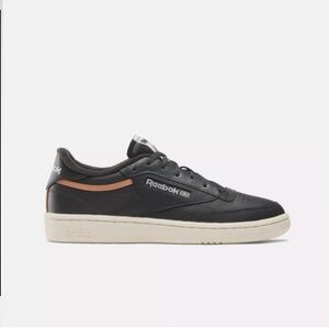 Faded Black Club C 85 Retro Court Sneakers